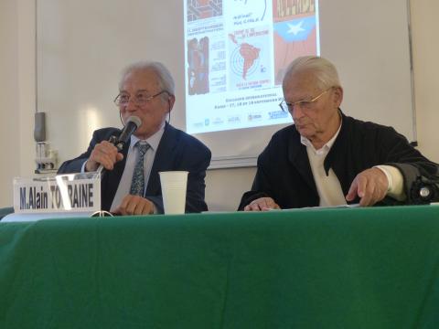 Alain Touraine et Georges Couffignal